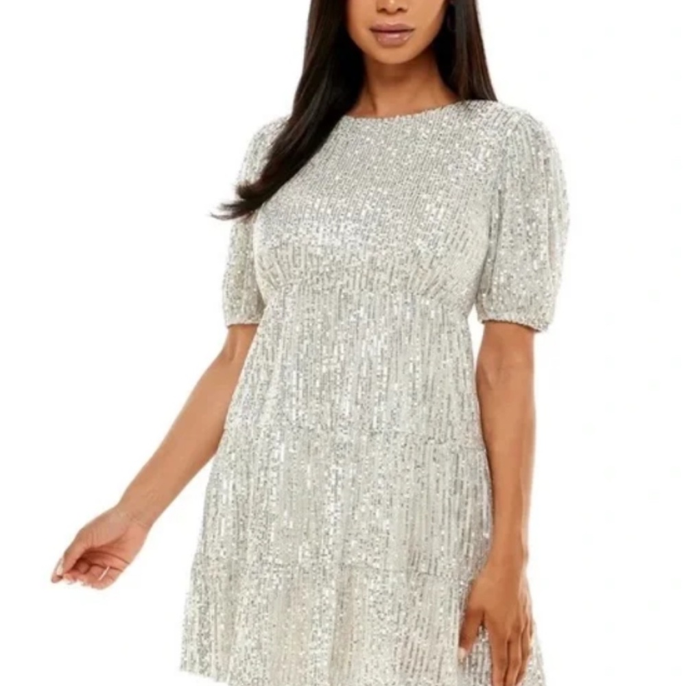 Sparkling Silver Dress